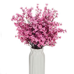 Gypsophila Artificial Flowers Branch High Quality Cherry Fake Plants Bouquet Living Room Vase for Home Wedding Decoration Autumn
