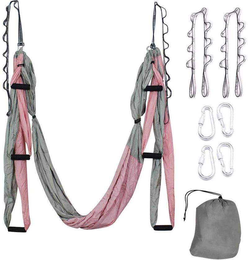 Description Picture 2 of itemAerial Yoga Hammock Set Trapeze Inversion Equipment Yoga Swing for Home Gym Hanging with Carry Bag and Extension belt