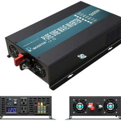 Pure Sine Wave Inverter 5000W 24V 220V Solar Power Inverter Battery Generator 12V/36V/48V DC to 110V/120V/230V/240V AC Converter