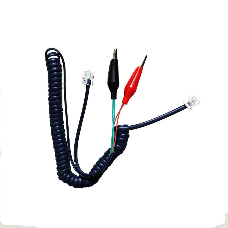 Description Picture 5 of itemCorded Telephone, Phone Butt Test Tester Telecom Tool Network Cable Set Professional Test Device Check FOR Telephone Line Fault