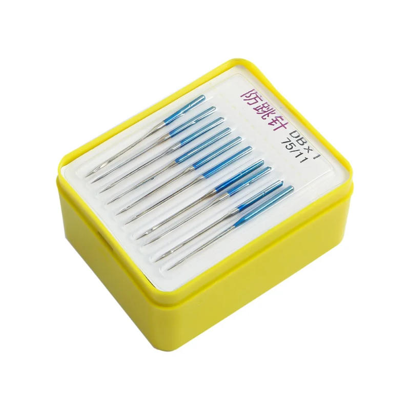 Description Picture 4 of item10pcs Sewing Stretch Cloth Machine Anti-Jump Needle Elastic Cloth High-grade Sewing Needle Accessories Household Sewing Tools