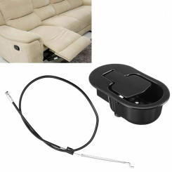 Easy Install Chair Corrosion Resistant Home Release Lever Metal Recliner Handle Set Hardware Cable Replacement Sofa Wide Use