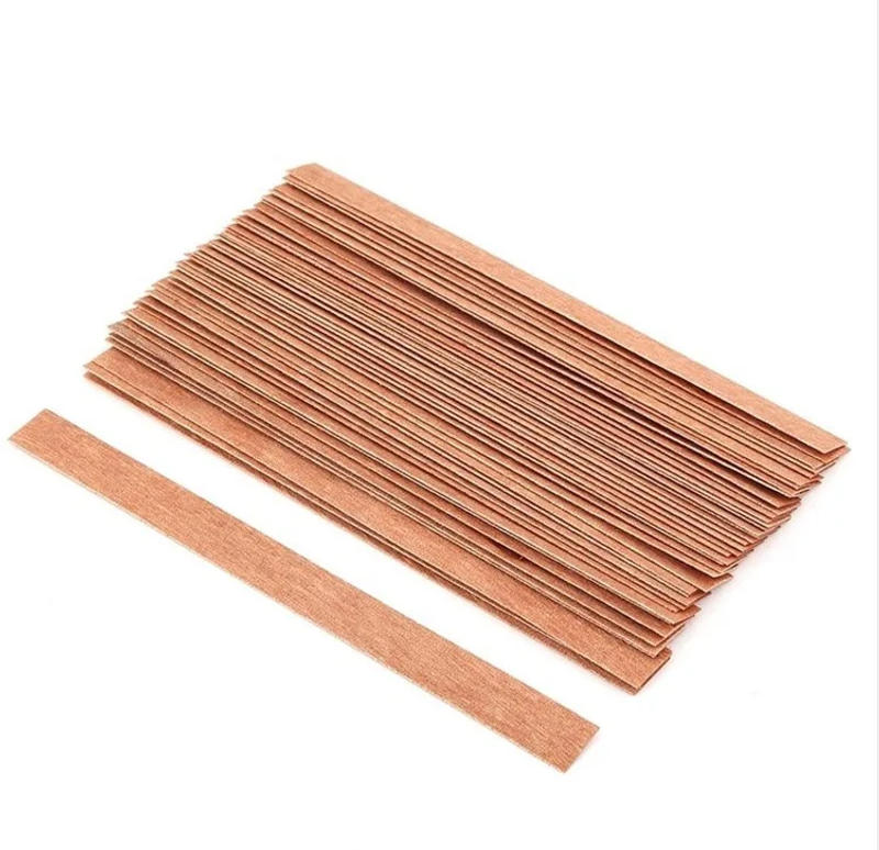 Description Picture 5 of item30pcs Wooden Candle Wicks Candle Making Set Wicks with Clip Base Naturally Smokeless Wood Core for DIY Candle Jar Making Tools