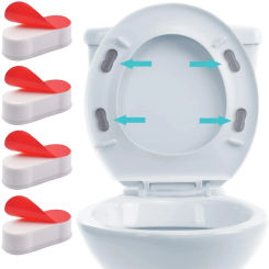 Samodra Bidet Bumper 4PCS For Bidet Attachment Toilet Seat Bumper