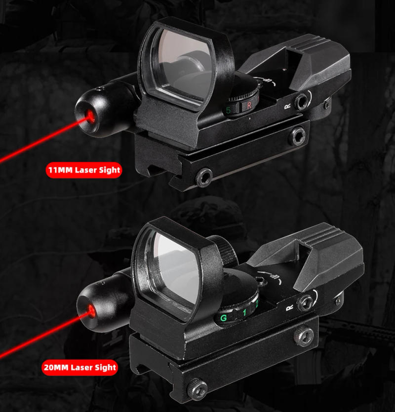 Description Picture 4 of itemRed Dot 20mm / 11mm Red Dot BK Scope DE QD Sight Dovetail Riflescope Reflex Optics Sight For Hunting Rifle Gun Airsoft Tactical