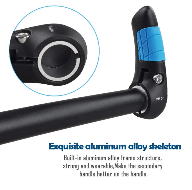 Description Picture 6 of itemEasyDo Bicycle Bar End Bike Auxiliary Handbar Ergonomic Parent Design Durable Anti-slip Suitable for MTB Bike Bicycle Bar End