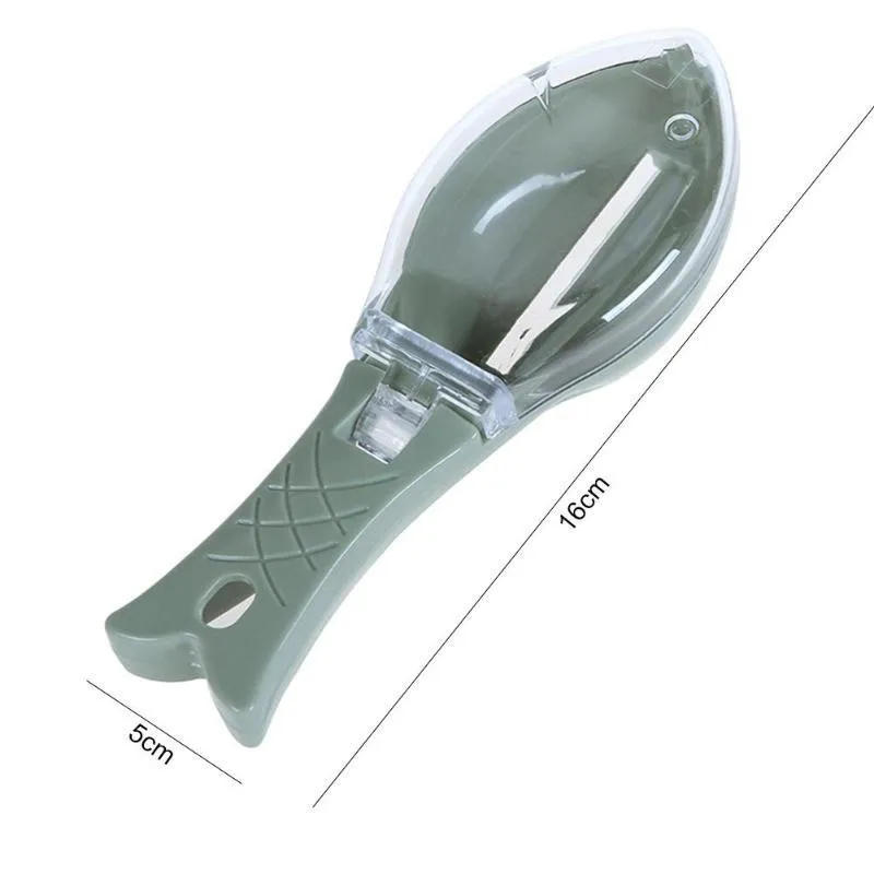 Description Picture 5 of itemFish Scales Graters Scraper Fish Cleaning Tool Scraping Scales Device with Cover Home Kitchen Cooking Fishing Tool Pesca Tackle