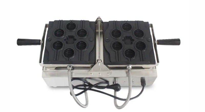 Description Picture 4 of itemElectric 110v 220v Lollipop waffle cake machine Candy cake machine lolly waffle maker