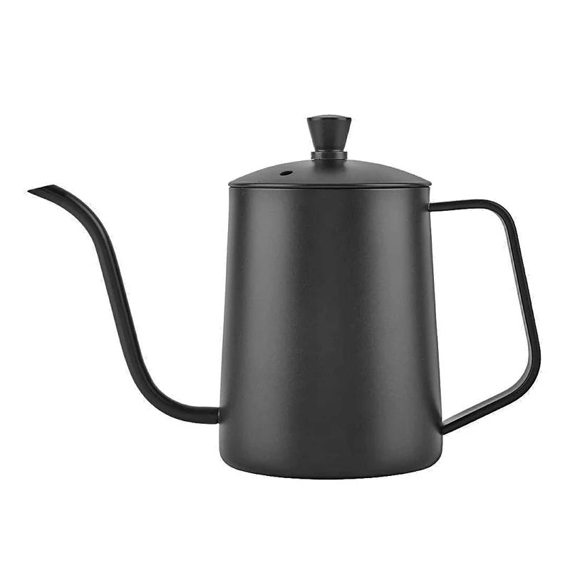 Description Picture 2 of itemLeeseph 600ml Gooseneck Coffee Kettle Pour Over Drip Pot Long Narrow Spout Stainless Steel Water Dripper Kettle for Tea & Coffee