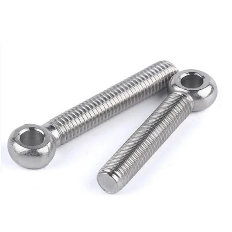 Description Picture 2 of item5pcs M5 M6 M8 Stainless Steel Metric Thread Wing Hinge Screw Eye Bolt Stud Articulated Anchor Bolt Fasterner PVC anchor