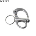 316 Stainless Steel Rigging Sailing Fixed Bail Snap Shackle Fixed Eye Snap Hook Sailboat Sailing Boat Yacht Outdoor Living