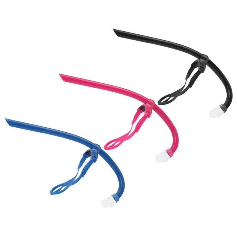 Description Picture 5 of itemProfessional Swimming Diving Breathing Tube Snorkeling Silicone Snorkels Sea Pool Diving Front Breathing Tube with Mouthpiece