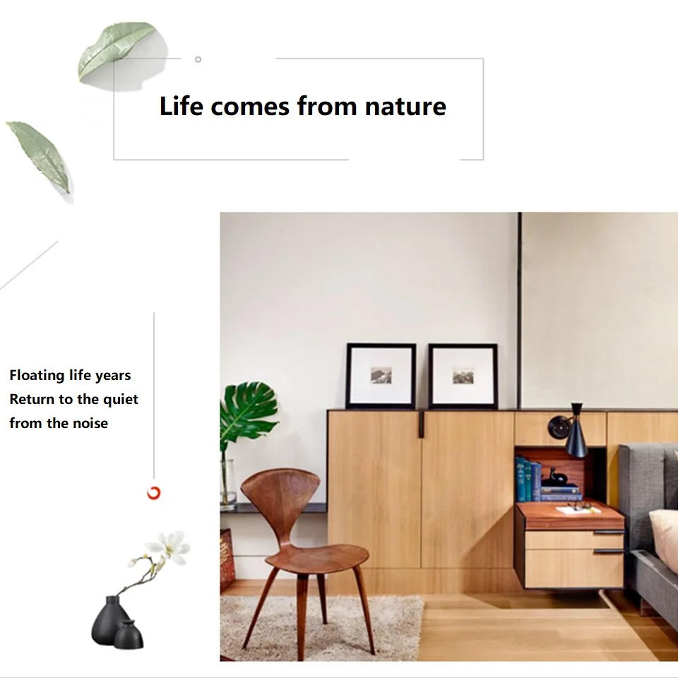 Description Picture 5 of itemWaterproof Wood Vinyl Wallpaper Roll Self Adhesive Decor Contact Paper Doors Cabinet Desktop Modern Furniture Decorative Sticker