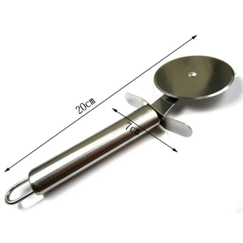 Description Picture 4 of itemPizza Cutter Stainless Steel Pizza Knife Cake Bread Pies Round Knife Pastry Pasta Dough kitchen Baking Tools