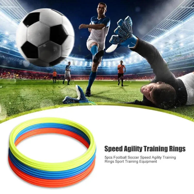 Description Picture 5 of item5Pcs/Set Agility Training Rings Portable 5pcs/set Football Soccer Speed Agility Training Rings Sport futbol Training Equipment