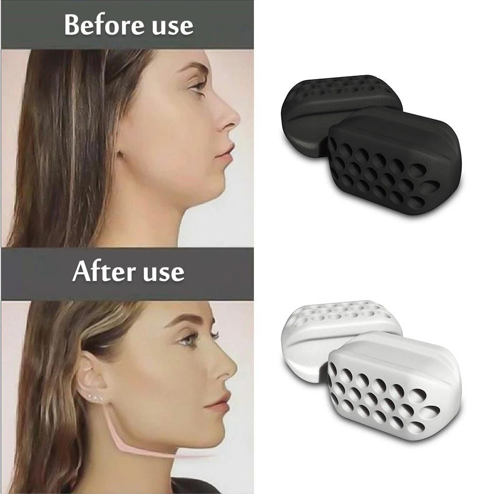 Description Picture 4 of item2Pcs/Lot Jaw Exerciser Ball  jaw chin line Trainer Face Facial Muscle Exercise Ball Jaw Chew Ball Workout Fitness Equipment