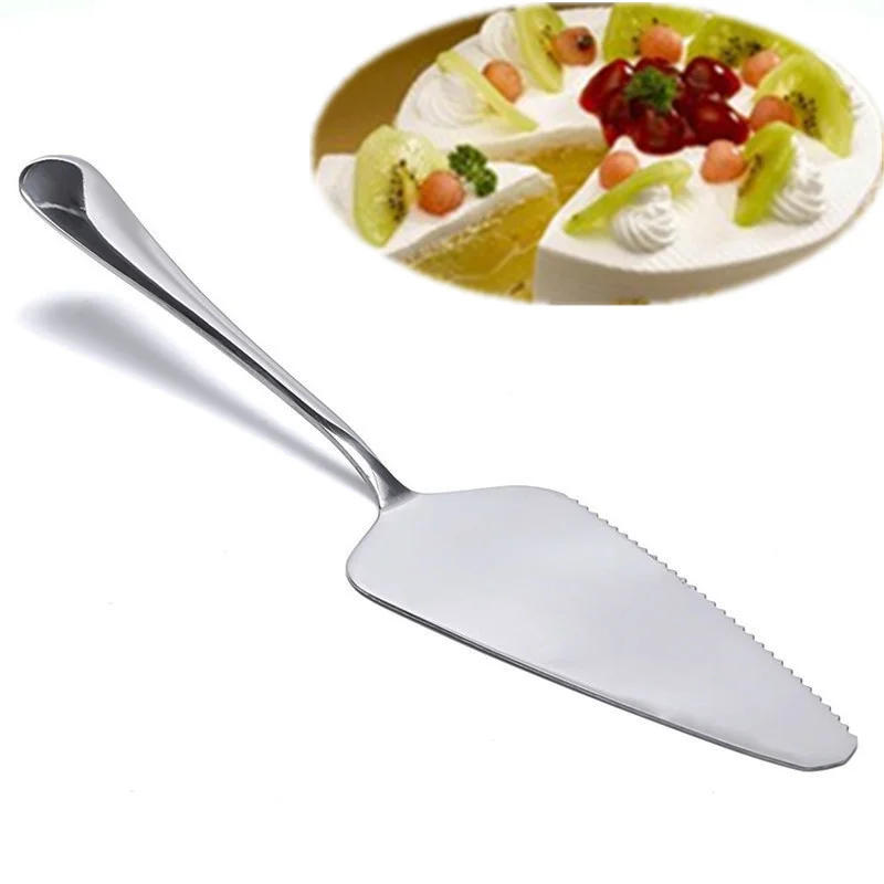 Description Picture 2 of itemStainless Steel Cake Pizza Shovel Wedding Birthday Cake Slicer Cutter Pastry Decorating Tools Bakeware Cream Spatula Divider