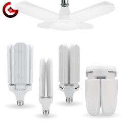 E27 Folding Fan Bulb 24W 45W 60W LED Light Bulb AC 220V Foldable UFO Lamp 360 degrees Lampada LED Lamp Cold white Spotlight