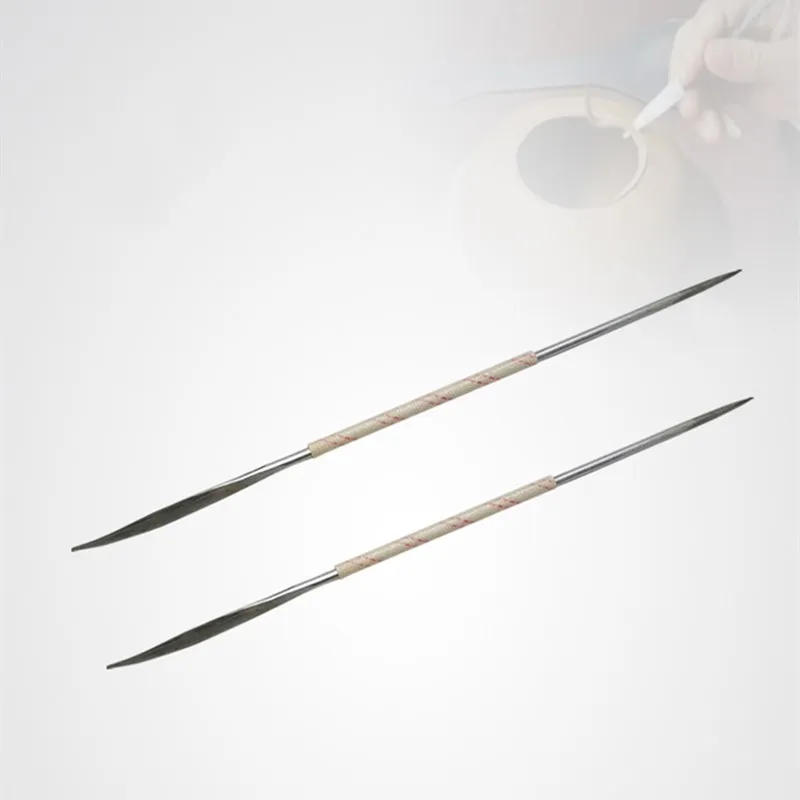 Description Picture 6 of itemPottery Digging Spout Knife Steel Needle Punching and Cutting Mud DIY Ceramic Sculpture Repair Rough Engraving Modeling Tool