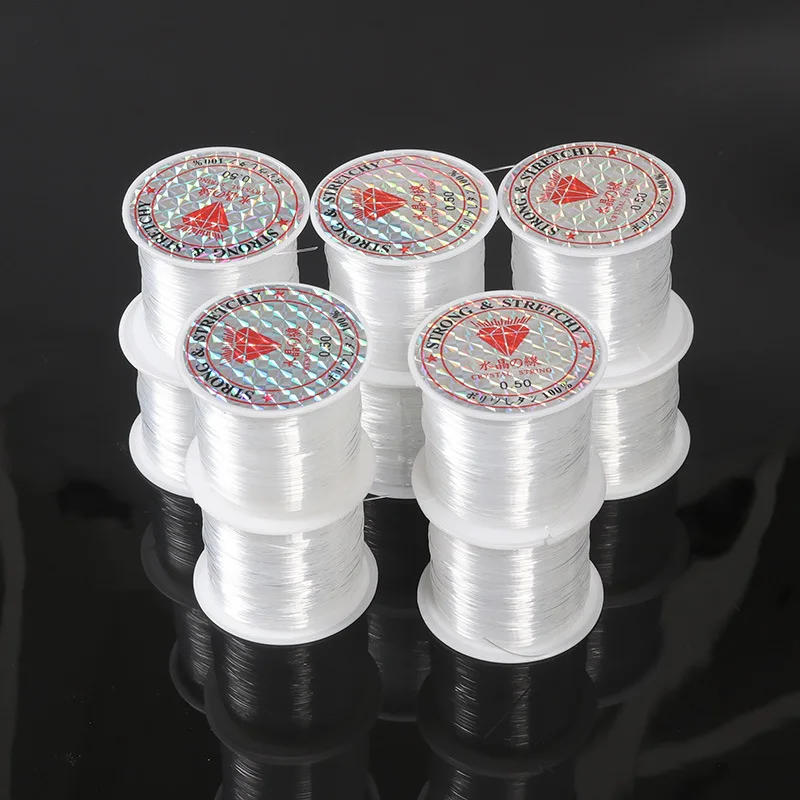 Description Picture 5 of item0.25/0.3/0.4/0.5/0.6/0.7mm Clear Nylon Strong No Stretch Cord Jewellery Thread Beading Un-Elastic Line Fishing Wire Handmade