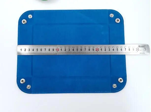 Description Picture 6 of itemDouble-Sided Dice Storage Tray Holder  Leather Folding  Velvet for  D&D Card Memo Table Games Organizer