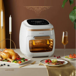 Household Intelligent Oil-free Air Fryer Visual Air Fryer Oven 11L Large Capacity Electric Fryer
