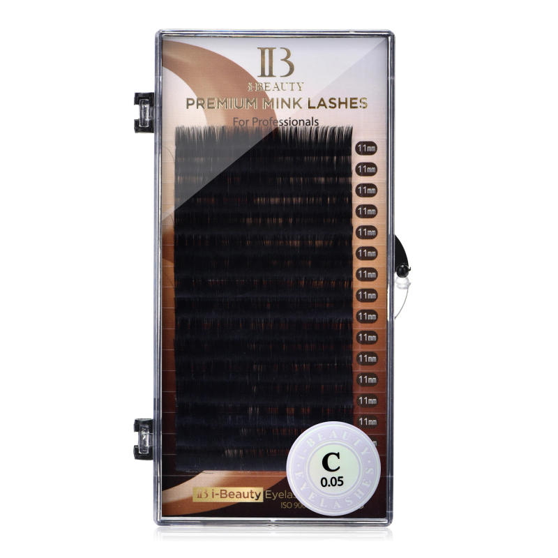 Description Picture 4 of itemI Beauty Eyelash Extension 0.05 CC D Curl SS Bend Premium Real Mink Eyelashes maquiagem cilios ibeauty Origianl IB Lash Korea