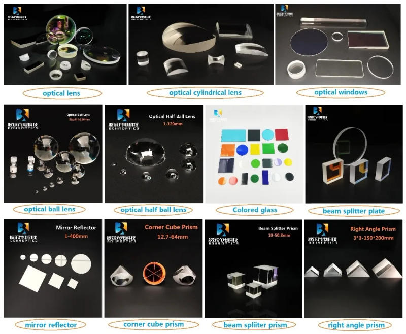 Description Picture 3 of itemOptical Glass Telephoto Beam Splitter Plate Prism Size 50T/50R 60T/40R 70T/30R 80T/20R For Laser Spectrum Analysis Instruments