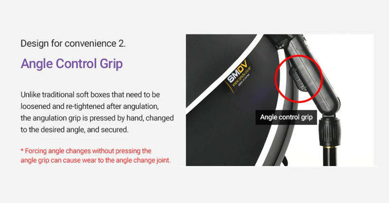Description Picture 6 of itemSMDV Flip 20 24 28 Quickly Release Parabolic Out Door Softbox for A1 Godox V1 AD100PRO V860II AD200 Flash Soft box