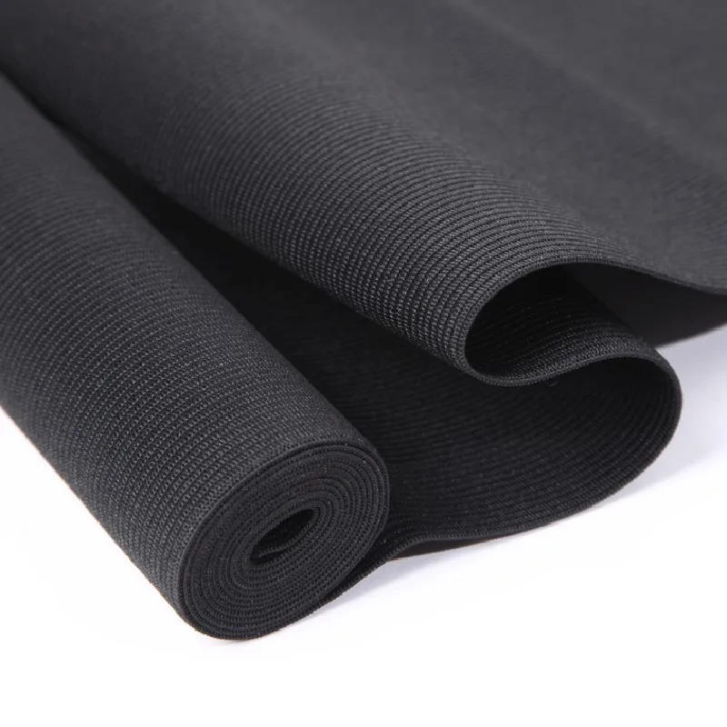 Description Picture 6 of item10cm/15cm/20cm Wide Black Sewing Elastic Rubber Band Crochet Elastic Tape Corset Belt Making Material