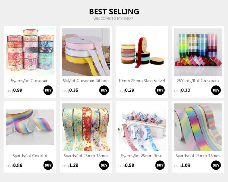 Description Picture 2 of item5 meters Pure Color Chiffon Wrinkled Trim Ribbon DIY Hair Accessories Toy Doll Clothing Dress Decoration Material(55mm wide)