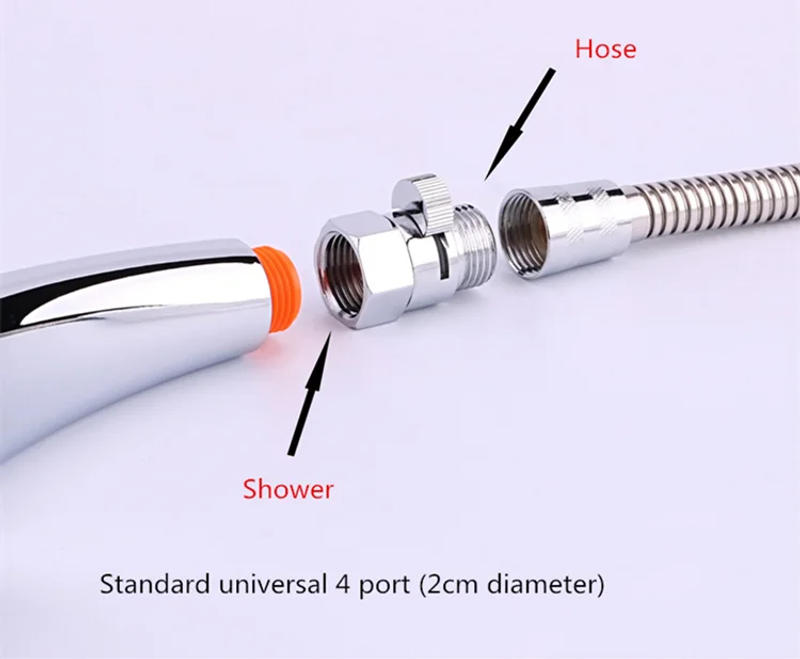 Description Picture 5 of itemBathroom Shower G1/2 Inch Brass Junction Water Flow Control Valve Straight-through Shut-off Angle Valve Hand shower quick switch