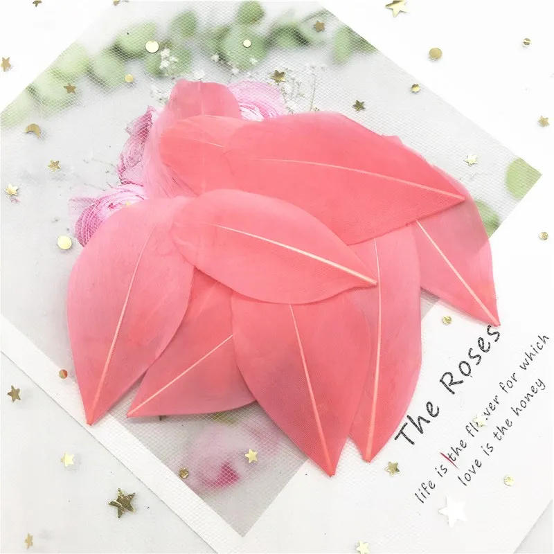 Description Picture 6 of itemNatural Goose Feather 40-80mm Multicolour Feathers Plumes DIY Jewelry Craft Making Wedding Party Decoration Accessories  50pcs