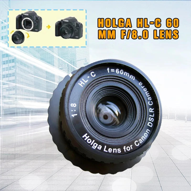 Description Picture 4 of item2024 NEW Holga HL-C 60 mm f/8.0 Lens For Iconic Brand DSLR SLR Camera Black Parts Cameras Accessory Photography accessories