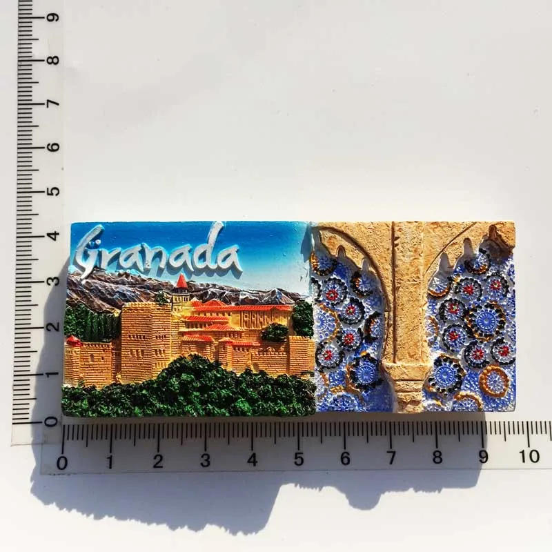 Description Picture 3 of itemSpanish Fridge Magnets Toledo La Catedra Cathedral Malaga Montserrat Magnetic Refrigerator Stickers Tourist Souvenirs Idea Gifts