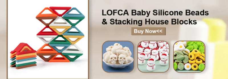Description Picture 3 of itemLOFCA 30pcs Silicone Beads Mini Hexagon 14mm Baby Teething Toys Necklace Food Grade Baby Teether BPA Free DIY Silicone Jewelry
