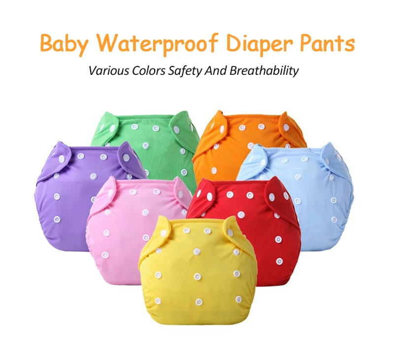 Description Picture 3 of itemBaby Reusable Diaper pants Cloth diapers for children Training Pants Adjustable Size Washable And Breathable ecological Diaper
