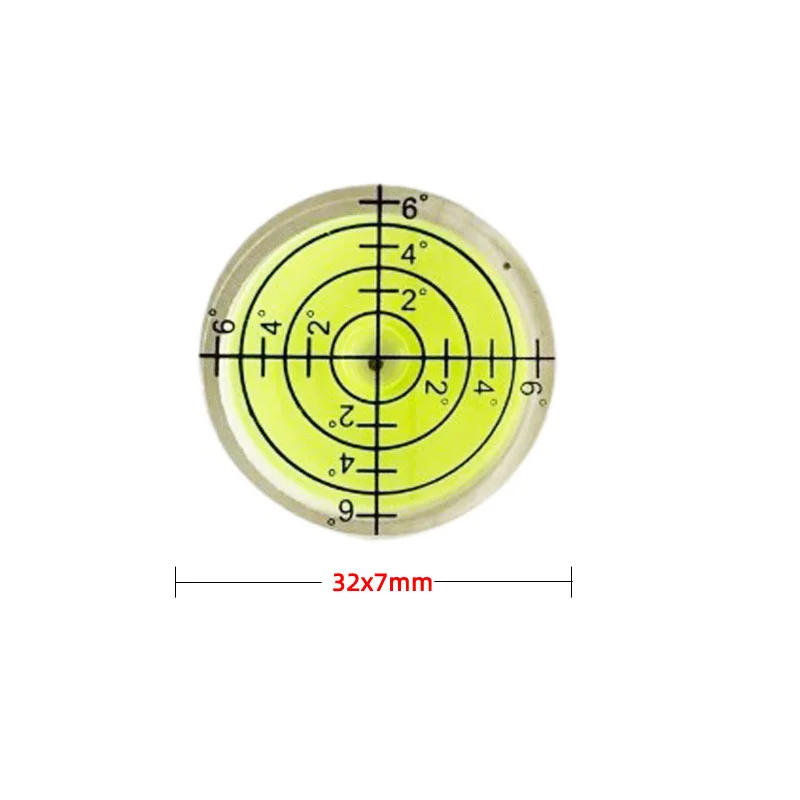 Description Picture 3 of item32mm Spirit Level Bubble High Precision Green Circular Bubble Level Bullseye Laser Level Bubble Mini Measuring Instruments Tool