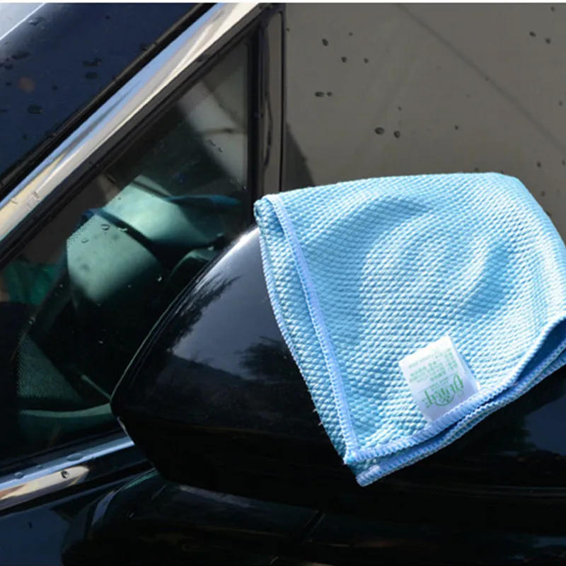Description Picture 2 of item30*40cm/11.8*15.7inch Microfiber Cleaning Towel Absorbable Glass Kitchen Cleaning Cloth Wipes Table Window Car Dish Towel Rag