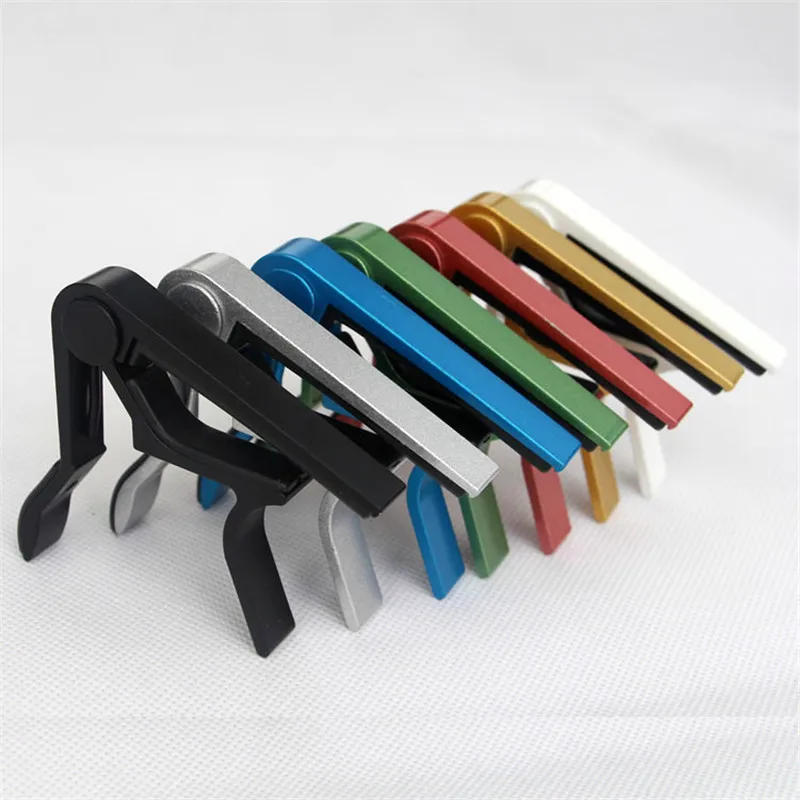 Description Picture 5 of itemUniversal Aluminium Capo Acoustic Guitar Transposition Clip Ukulele Transpose Clips Guitar Accessories Parts