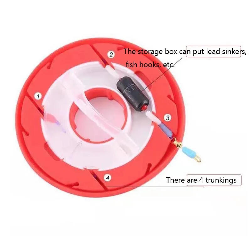 Description Picture 6 of item2Pcs Fishing Line Winder Silicone Fishing Coil Not Hurting the Line Fishing Main Line Spool Tackle Fishing Accessories