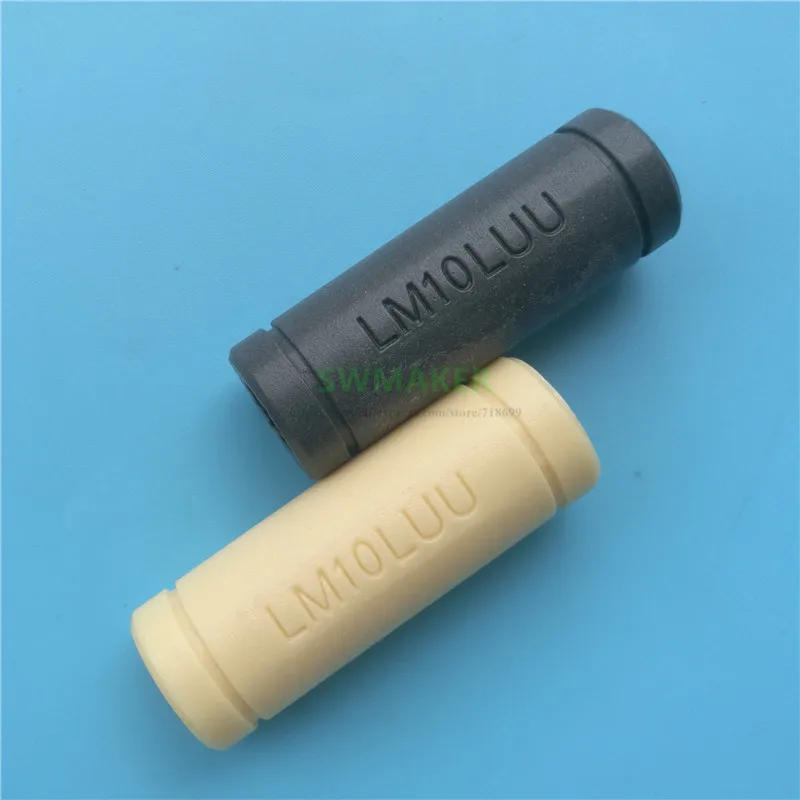 Description Picture 3 of item1pcs LM10LUU Solid Polymer plastic gray Lengthen bearing Linear Bearing Bushing ID 10mm for Prusa 3D printer CNC machine