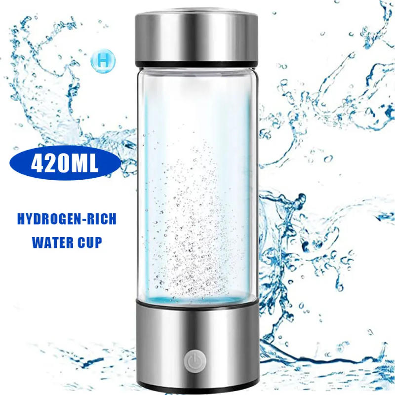 Description Picture 3 of itemTitanium Portable Hydrogen-Rich Water Cup Water Ionizer Maker/Generator Super Antioxidants ORP Hydrogen Alkaline Water Bottle