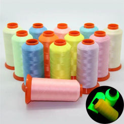 150D/1000 Yards Luminous Embroidery Sewing Threads Glow In The Dark Sewing Machine Sewing Handmade Accessories
