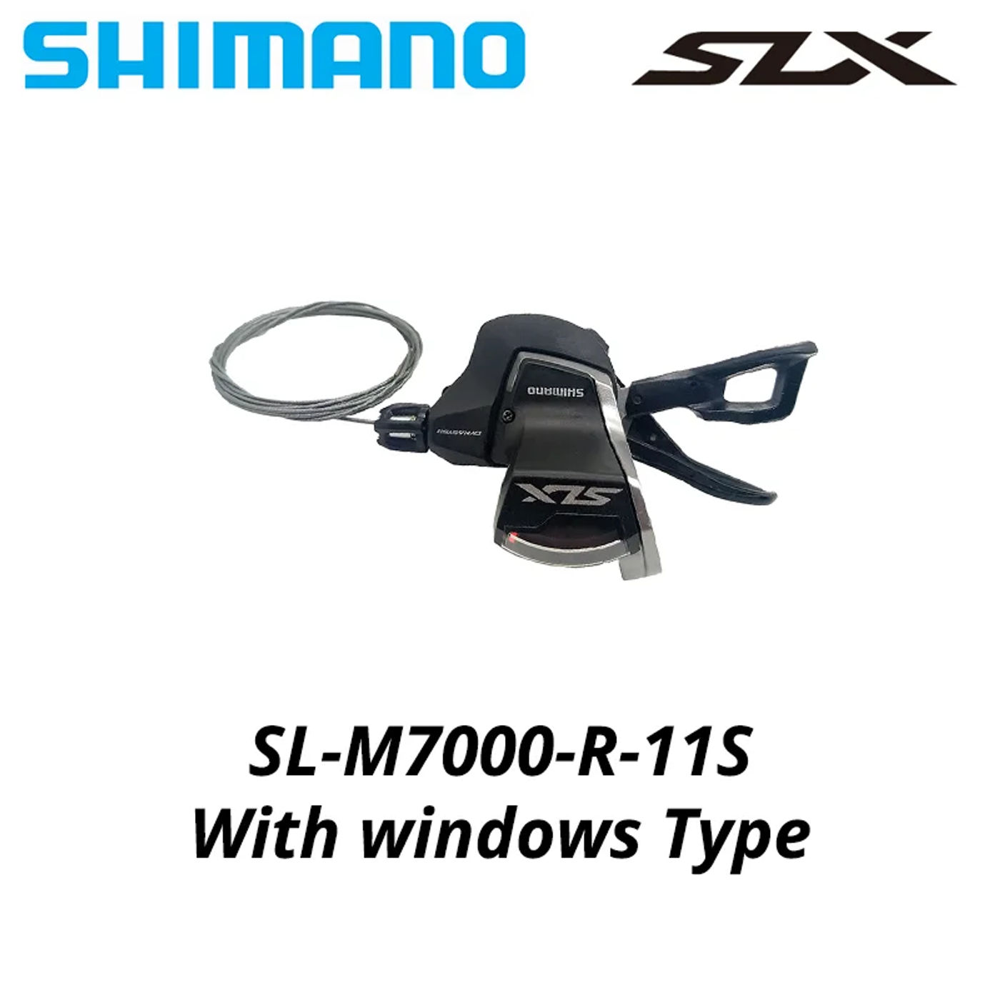 Description Picture 3 of itemSHIMANO DEORE SLX M7000 11S  SL-M7000-R 11V SHIFT LEVER 2x11 Speed SHIFTER MTB Original Bicycle Parts