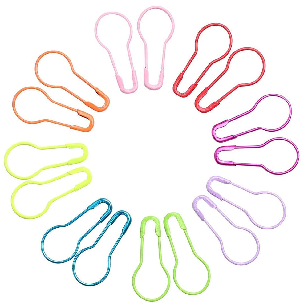 Description Picture 4 of item320pcs/set Metal Knitting Pins Stitch Markers Safety Pins for Sewing DIY Craft Knitting Counter Crochet Needle Clip Ring