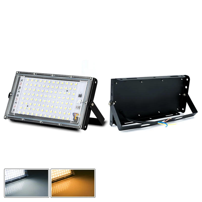 Description Picture 6 of item2pcs/lot LED Flood Light 220V 230V 240V Floodlight Led Street Lamp 50W 100W Waterproof Landscape Lighting IP65 Led Spotlight