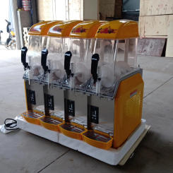 Hot Sale Four Tanks 48L Commercial Snow Melting Machine Beverage Fruit Juice Cold Drink Dispenser Slush Machine 1500W