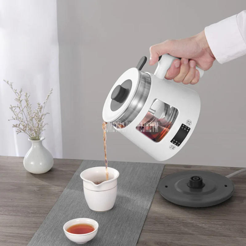 Description Picture 2 of item0.8L Automatic Steam Tea Maker Teapot Electric Kettle Boiler Glass Tea Pot Hotel Water Boiler Red/Green/Black Tea Boiling Pot