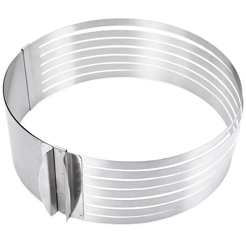 Description Picture 6 of item3pc/set Adjustable Cake Layer Cut Mousse Kitchen Chef Serrated Toast Knife Cake Slicer Device Mold Bakeware Baking Cake Tools